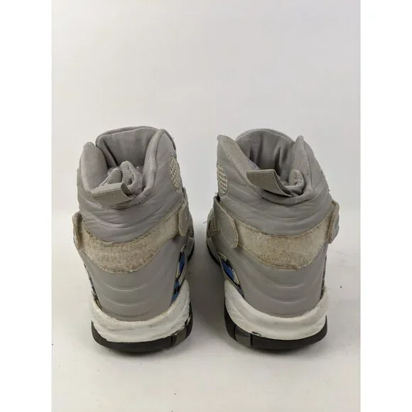 Nike Air Jordan Retro 8 305381-110 Gray Mens Size 12 2011 2012